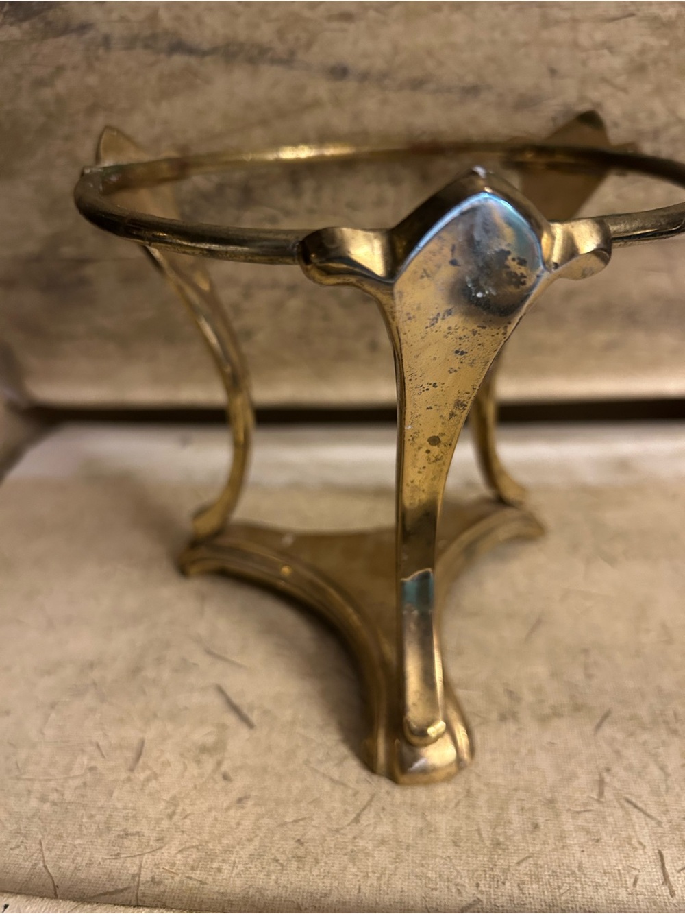 Brass  Candle ,Dish, Bowl , Ball , Sphere Holder /Habersham Candle liste  separ